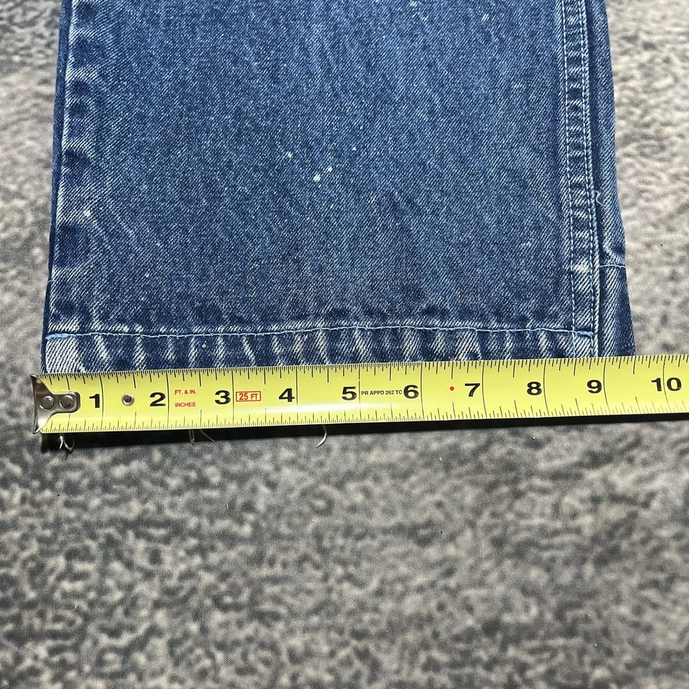 Koman Jeans Carpenter Baggy Wide Leg‎ 34x30 Blue Distressed Skater Vintage Y2K - Picture 16 of 16